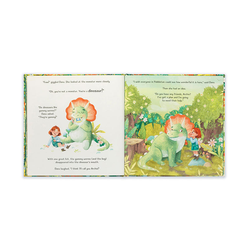 Archie, My Dinosaur Friend Book by Jellycat