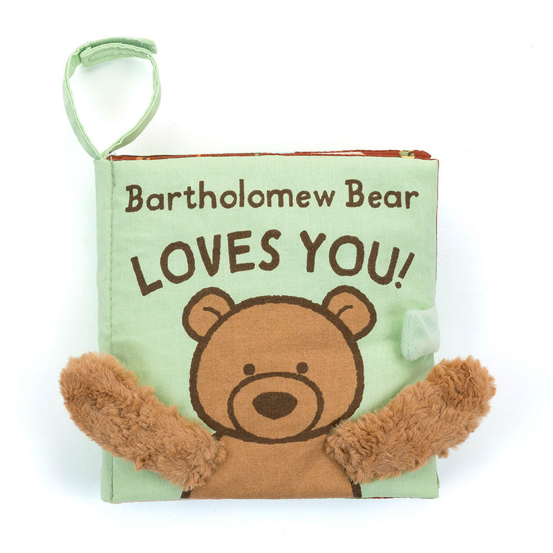 Bartholomew Bear Loves You Fabric Book by Jellycat