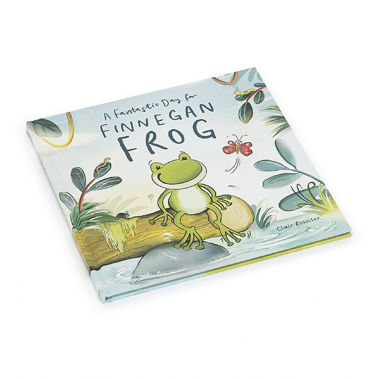 A Fantastic Day for Finnegan Frog Book by Jellycat