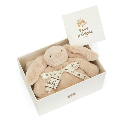 Bashful Luxe Bunny Willow Blankie in Gift Box by Jellycat