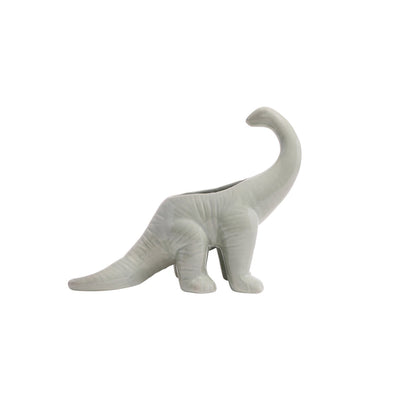 Dinosaur Ceramic Indoor Plant Pot For Succulents - Brontosaurus by Chive