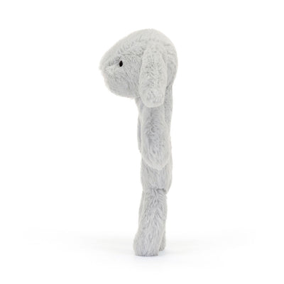 Bashful Grey Bunny Ring Rattle - 8 Inch by Jellycat