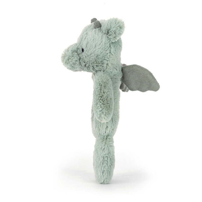 Bashful Dragon Ring Rattle - 8 Inch  by Jellycat