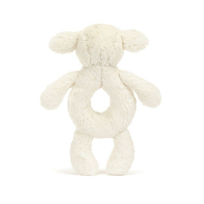 Bashful Lamb Ring Rattle - 8 Inch by Jellycat