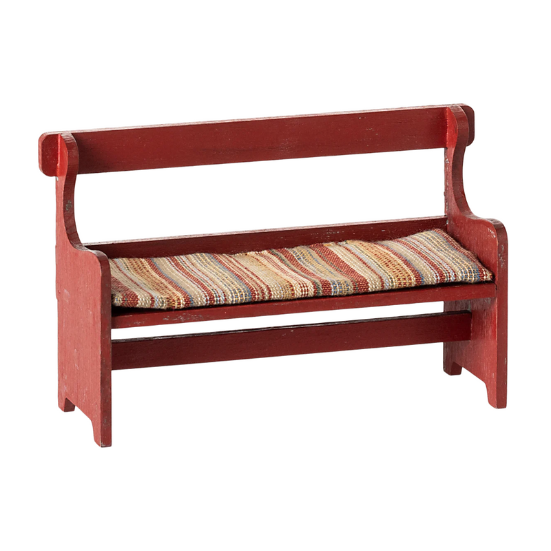 Bench, Mouse - Red by Maileg