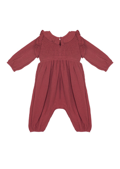 Autumn Romper - Red by Mabel + Honey