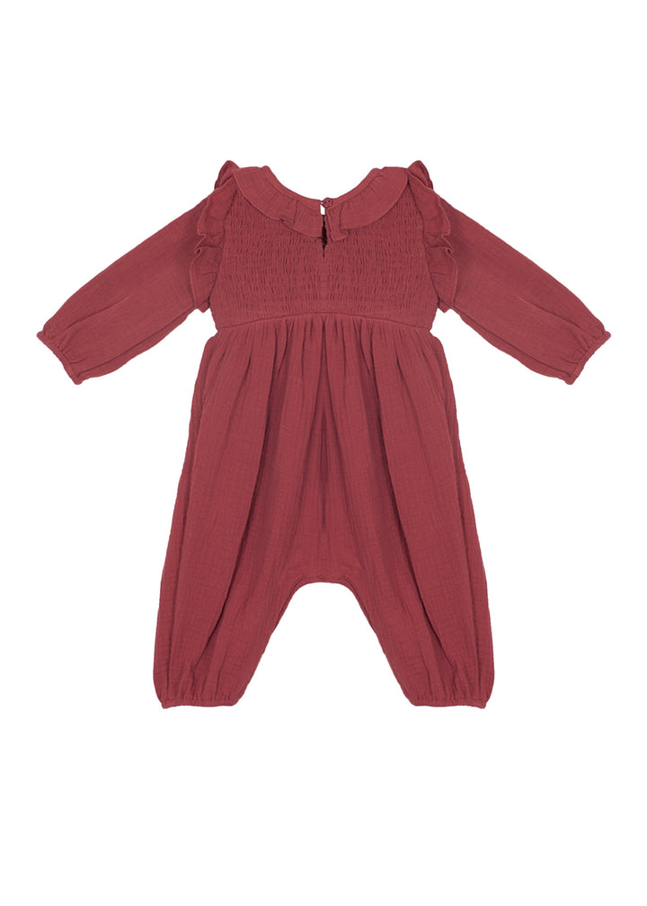 Autumn Romper - Red by Mabel + Honey