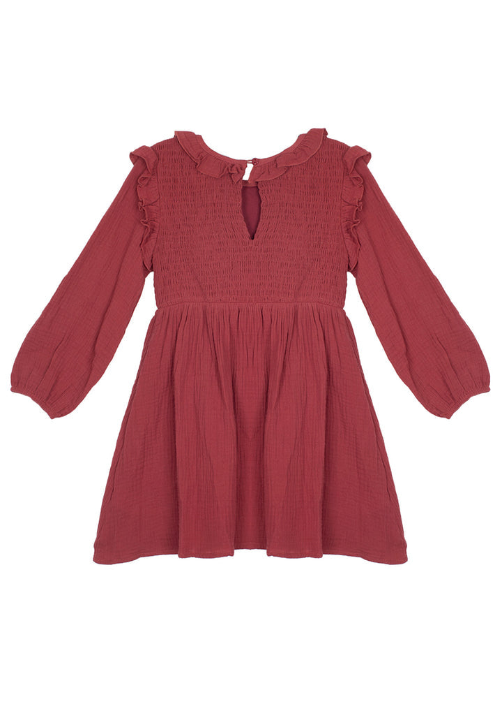 Autumn Dress - Red by Mabel + Honey