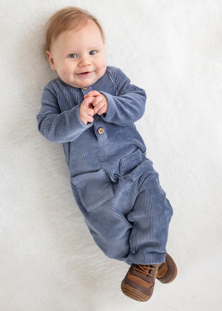 Skylar Brothers Romper by Beckett + Bear