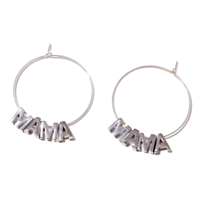 Mama Earrings - Sterling Silver by Larissa Loden