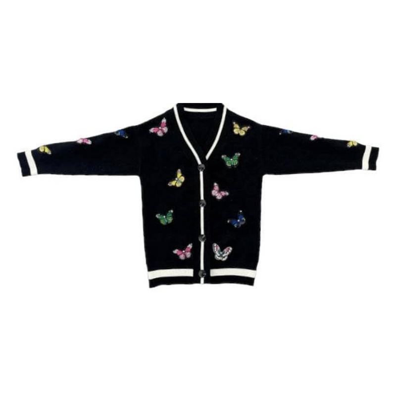 Butterfly Patch Cardigan by Lola + The Boys