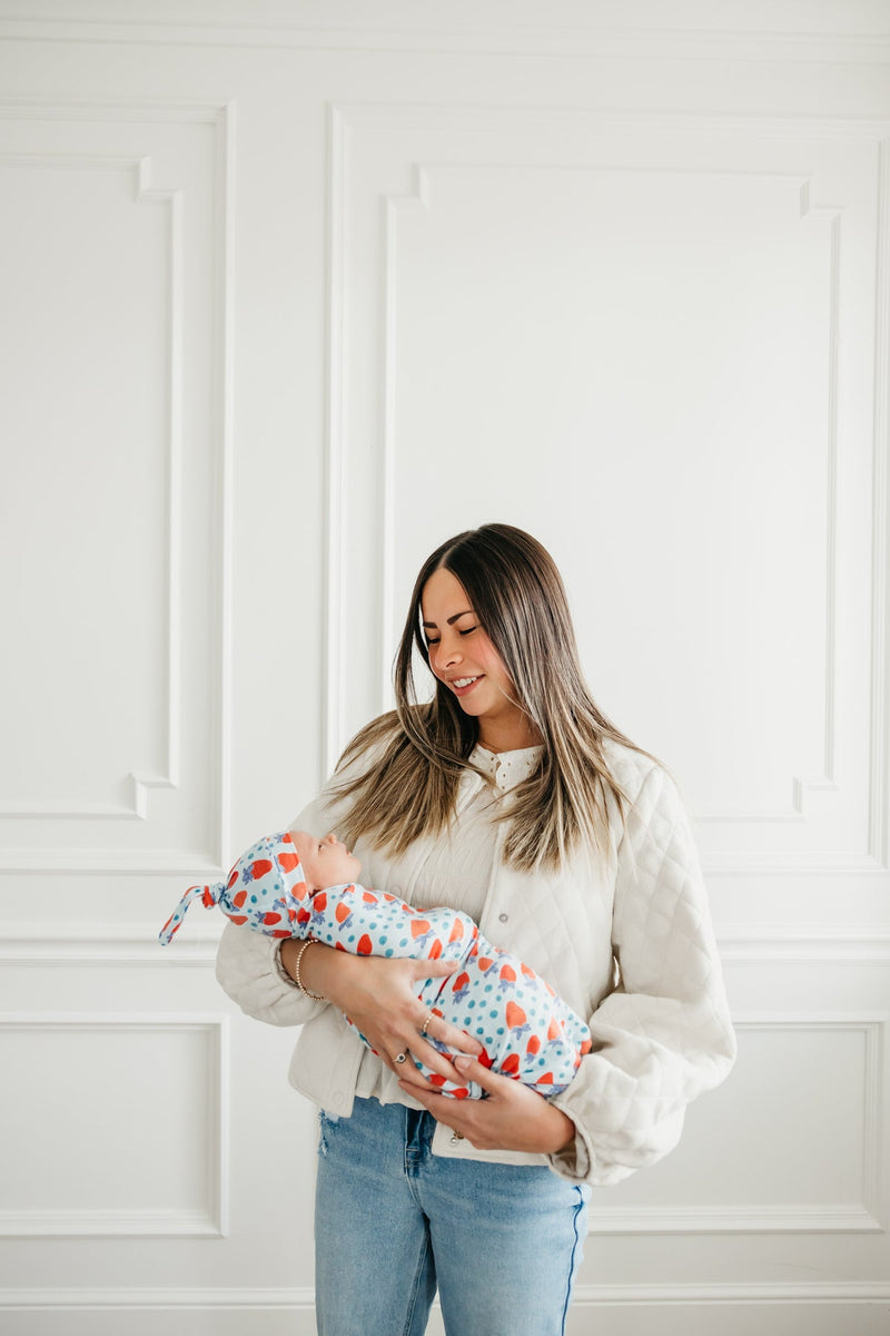 Knit Swaddle Blanket - Liberty by Copper Pearl