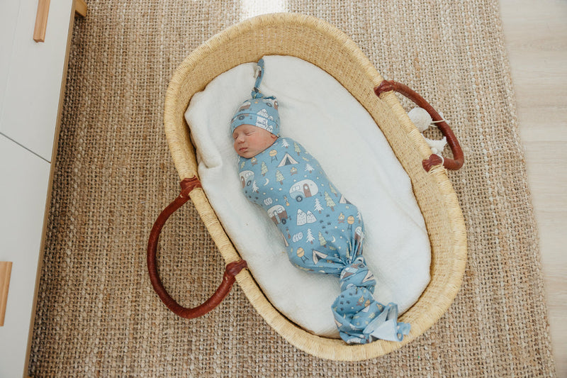 Knit Swaddle Blanket - Bridger by Copper Pearl