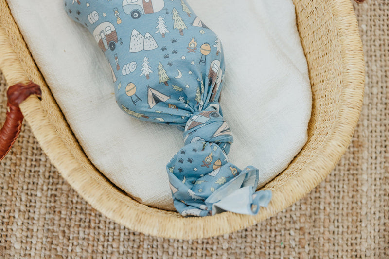 Knit Swaddle Blanket - Bridger by Copper Pearl