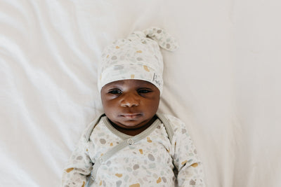 Newborn Top Knot Hat - Arlo by Copper Pearl