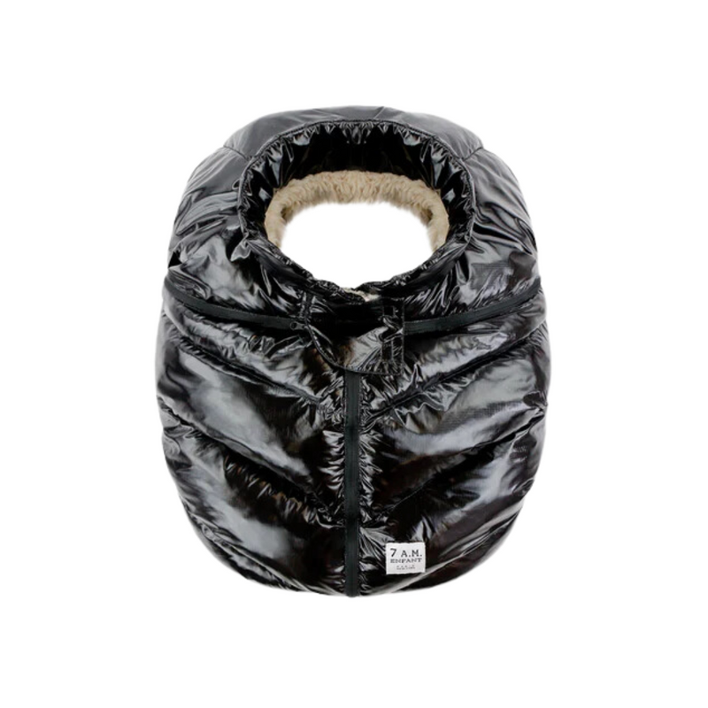 Car Seat Cocoon - Black Polar by 7AM Enfant