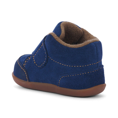 Casey First Walker Shoe - Navy Suede by See Kai Run