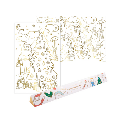 Christmas Colouring Posters by Meri Meri