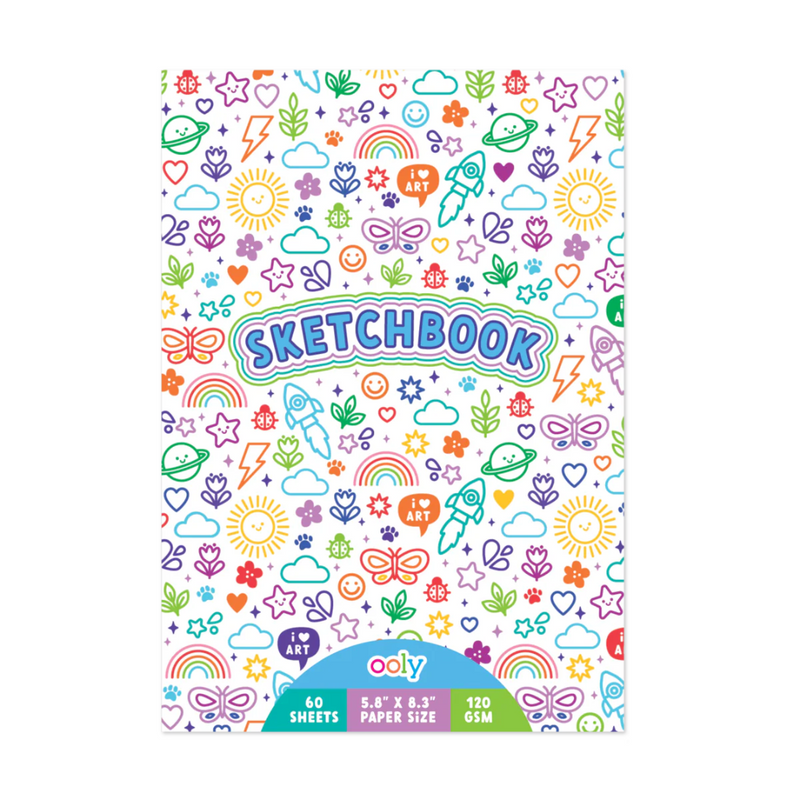 Colorful Doodles Sketch Book by OOLY