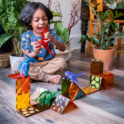 Dino World 40 Piece Set by Magna-Tiles