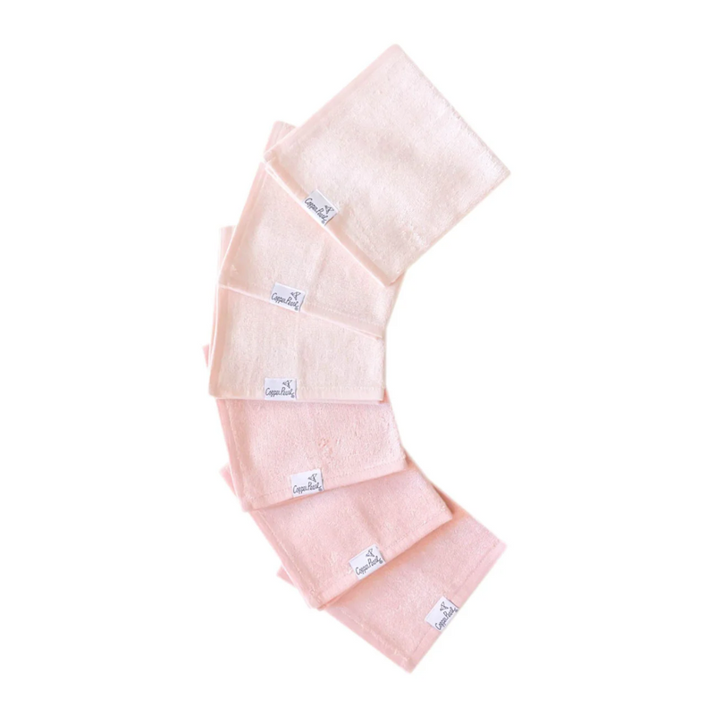 Ultra Soft 6 Pack Wash Cloths - Cora by Copper Pearl