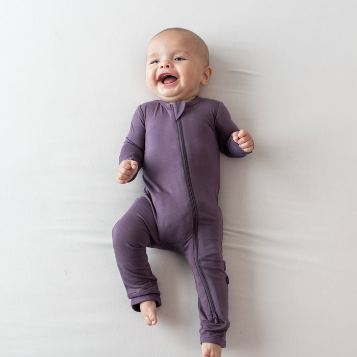 Zippered Romper - Currant by Kyte Baby