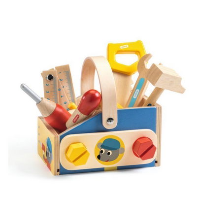 Minibrico Wooden Toolbox Set by Djeco