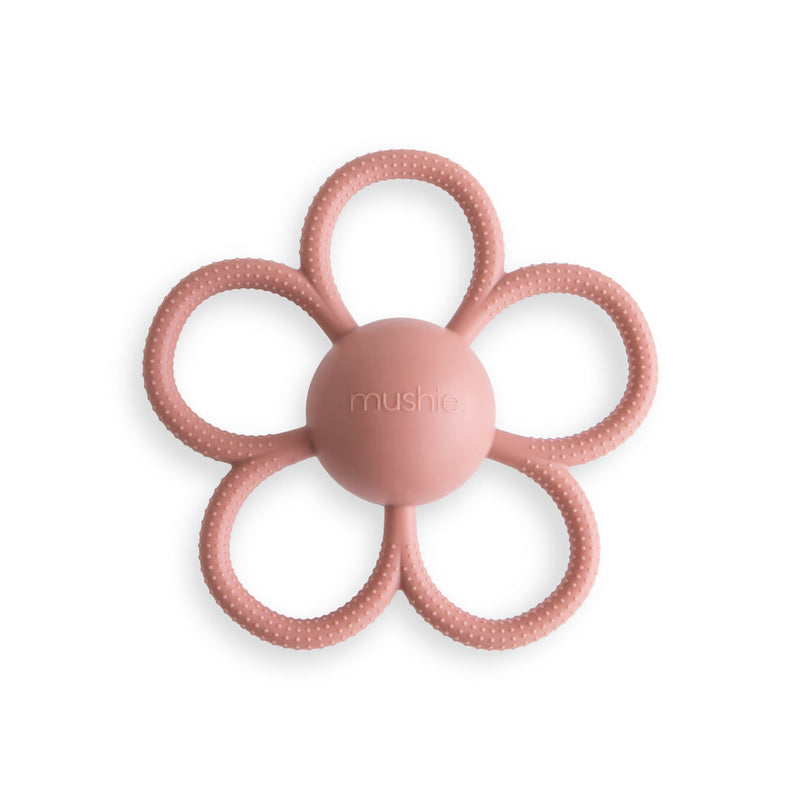 Daisy Rattle Teether by Mushie & Co