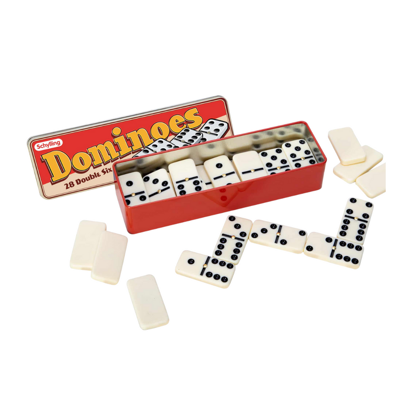 Double Six Dominoes Tin by Schylling