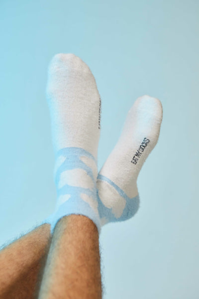 Fluffy Cloud Socks by Eat My Socks