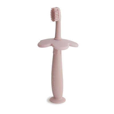 Flower Training Toothbrush - Blush by Mushie & Co