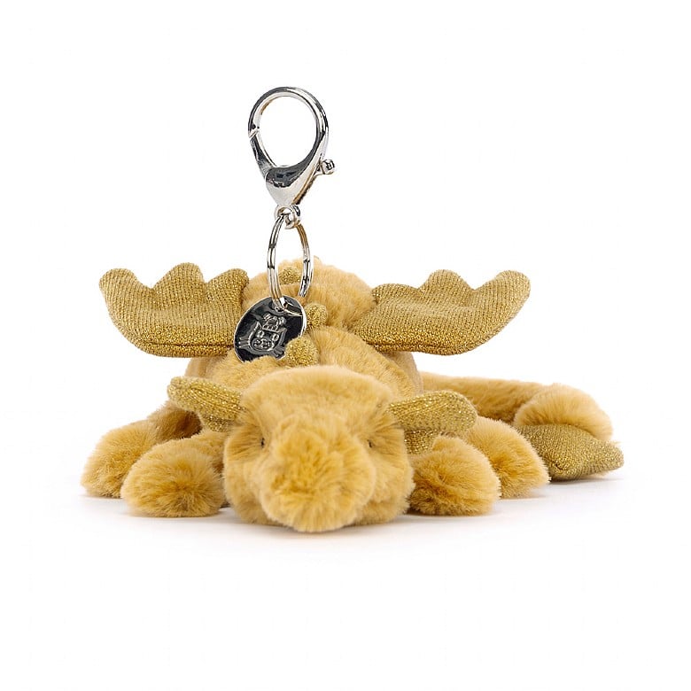 Golden Dragon Bag Charm by Jellycat