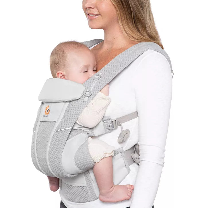 Omni Breeze Soft Flex Mesh Baby Carrier - Pearl Grey by Ergobaby