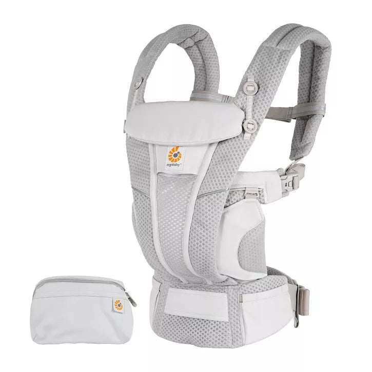 Omni Breeze Soft Flex Mesh Baby Carrier - Pearl Grey by Ergobaby