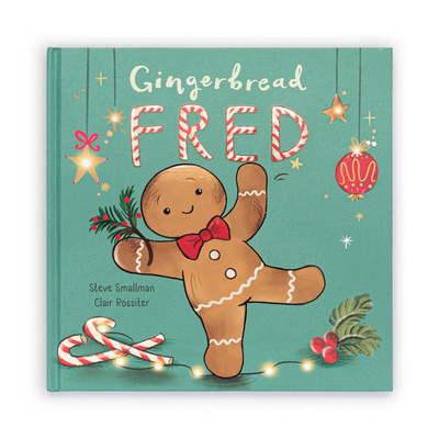 Gingerbread Fred Book by Jellycat