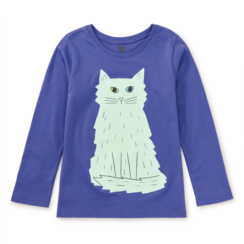 Lake Van Cat Glow Graphic Tee - Han Purple by Tea Collection