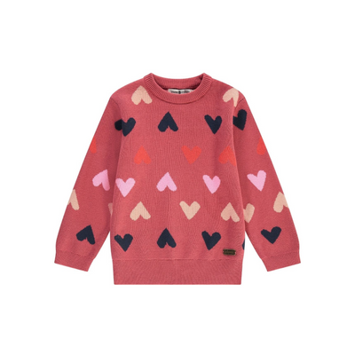 Hearts Pullover - Ruby by Babyface