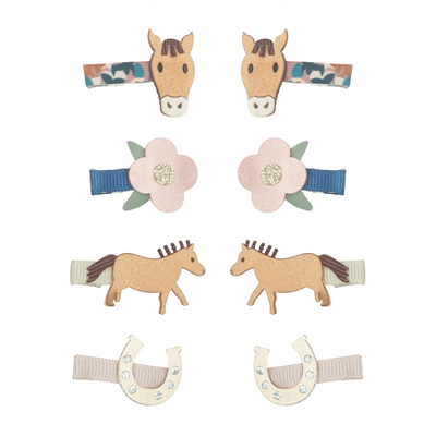 Horse Mini Clips by Mimi & Lula