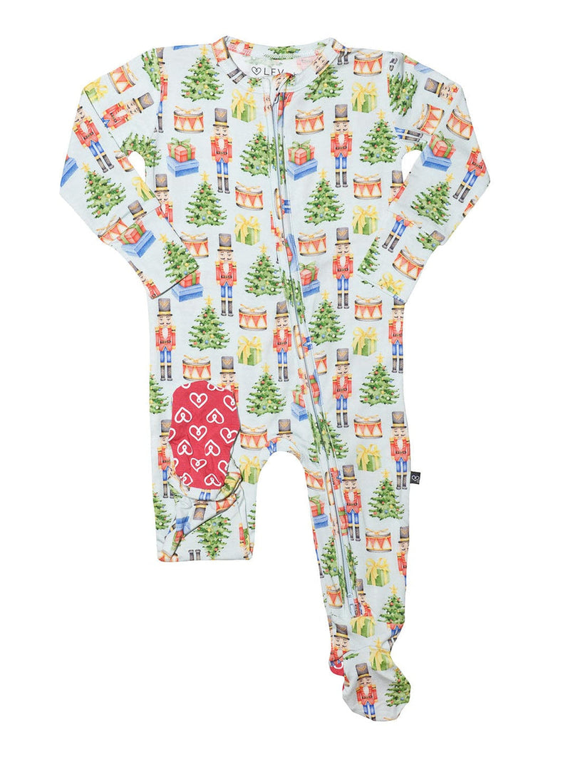 Bamboo Zippered Footie - Nicholas by Lev Baby FINAL SALE