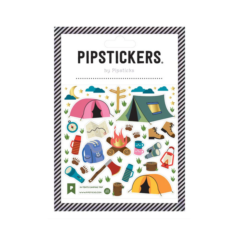 In-Tents Camping Trip Stickers by Pipsticks