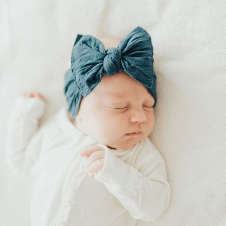 Knot Headband - Slate Blue by Baby Bling