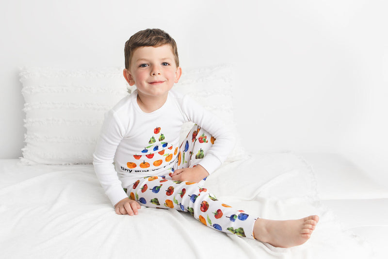 Organic Kids Long Sleeve Pajama Set - The Very Hungry Caterpillar/Still Hungry by Loved Baby