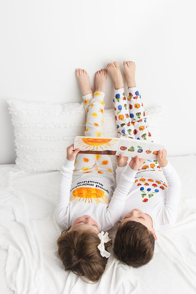 Organic Kids Long Sleeve Pajama Set - The Very Hungry Caterpillar/Still Hungry by Loved Baby