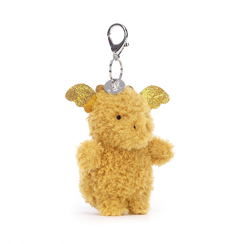 Little Dragon Bag Charm by Jellycat