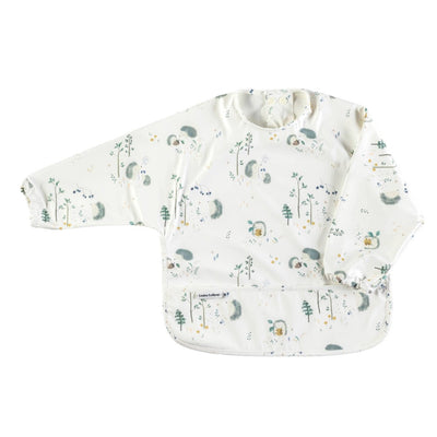 Long Sleeve Waterproof Bib - Hedgehogs by Loulou Lollipop