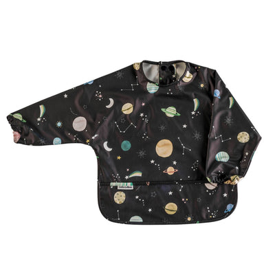 Long Sleeve Waterproof Bib - Planets by Loulou Lollipop