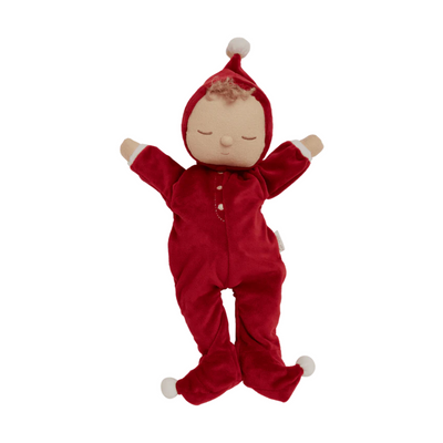 Lullaby Dozy Dinkum Doll - Custard (Red) by Olli Ella