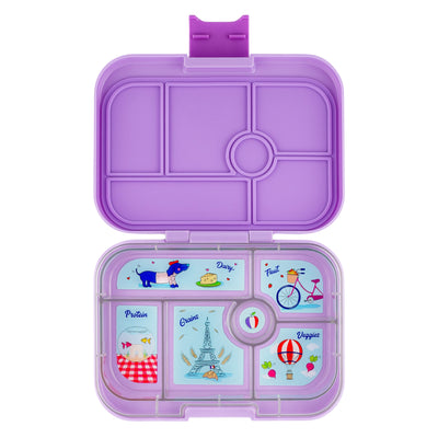 Yumbox Original 6 Compartment Leakproof Bento Box - Lulu Purple