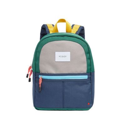 Kane Kids Mini Travel Backpack - Green/Navy by State Bags