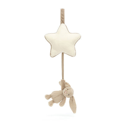 Bashful Beige Bunny Musical Pull by Jellycat